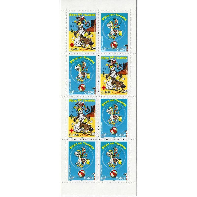 Carnet Fête du timbre 2003 - Lucky Luke neuf**.