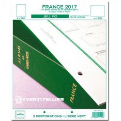 Jeux FO timbres de France 2017 premier semestre.