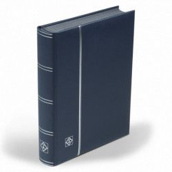 Classeur Leder cuir véritable 64 pages noires pour timbres.