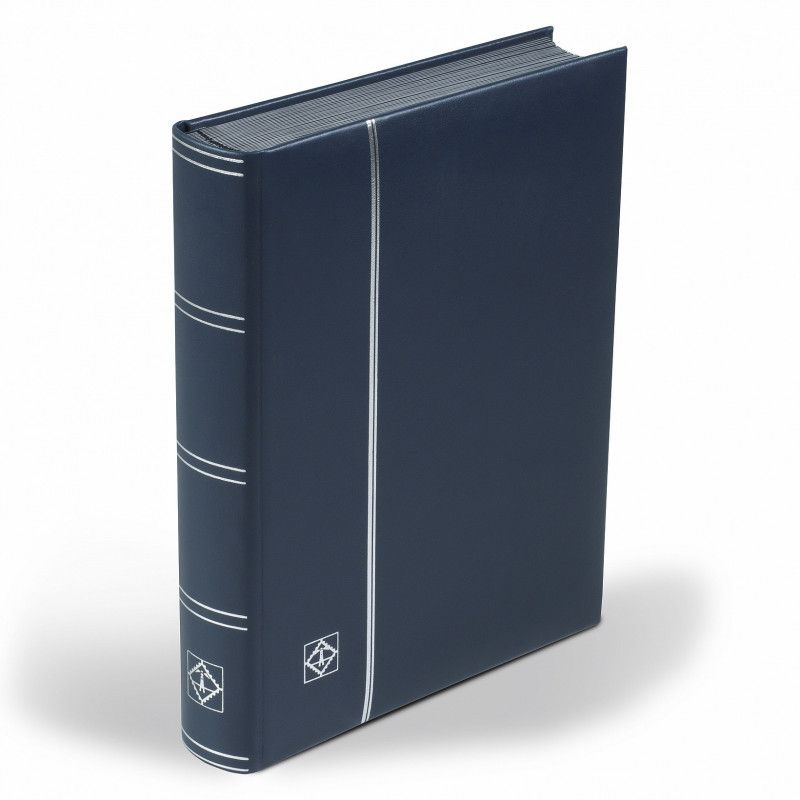 Classeur Pour Timbres Leder Cuir Veritable 64 Pages Noires Philantologie