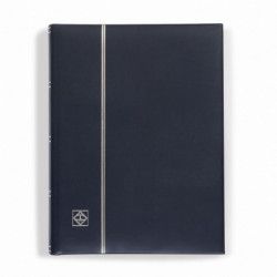 Classeur ELEGANT pour timbres avec 60 pages noires, 230 x 305 mm, bleu