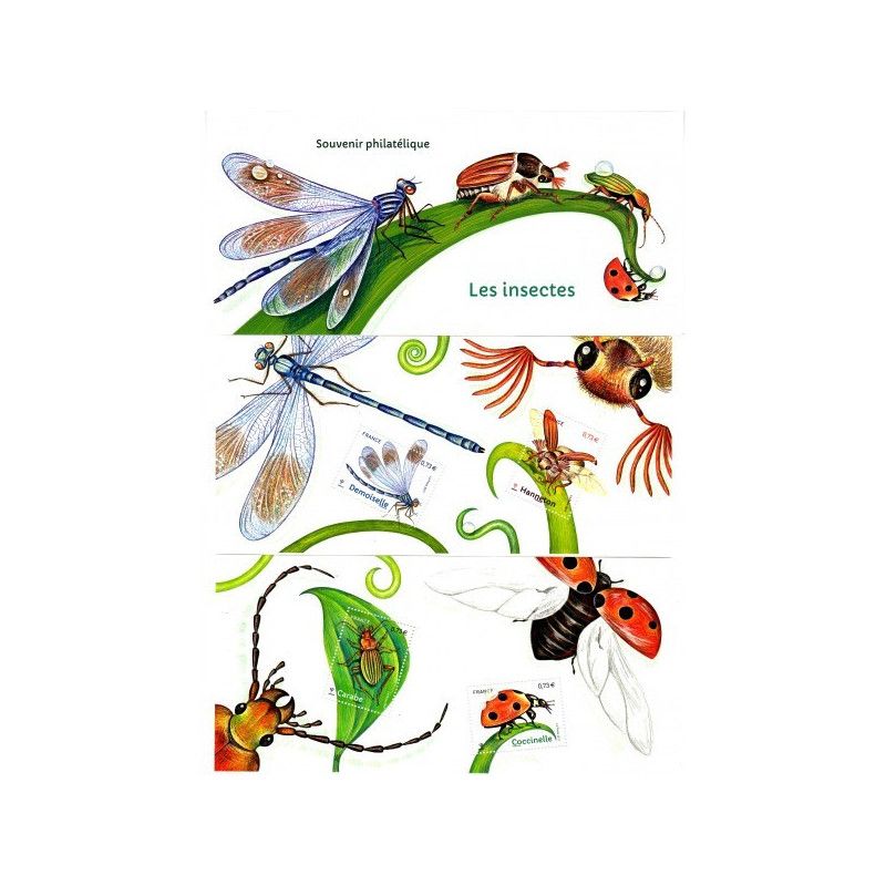 Blocs souvenirs N°134 Les insectes de nos jardins neuf**.
