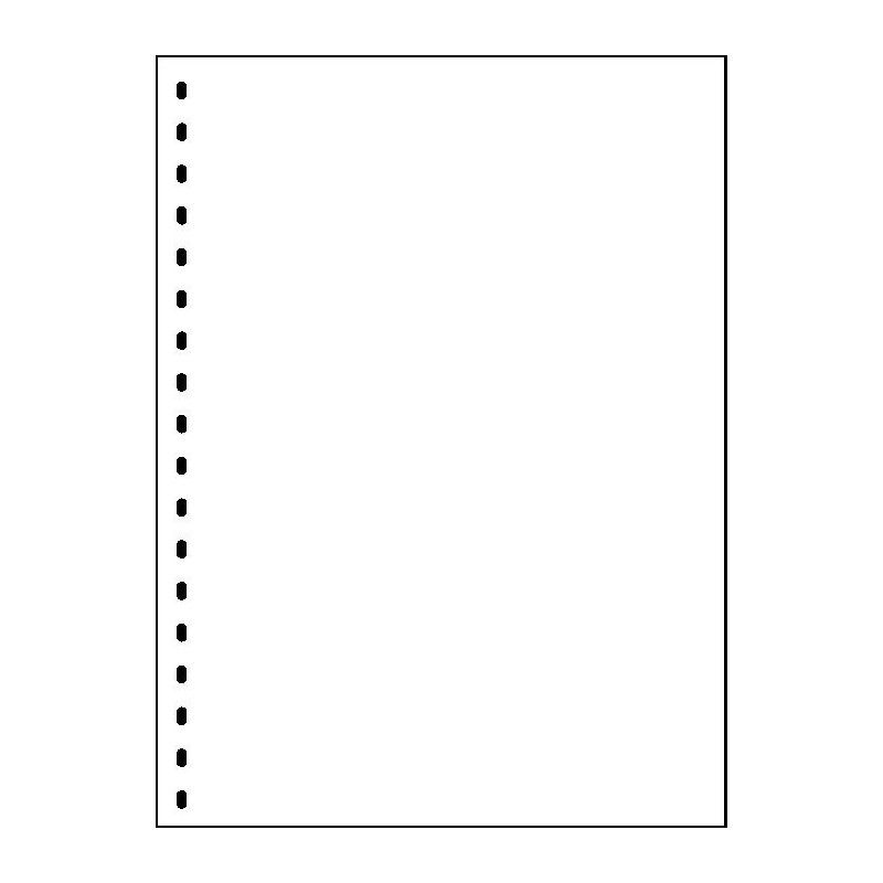 Gaines de protection à 18 trous pour feuilles neutres Lindner format A4.