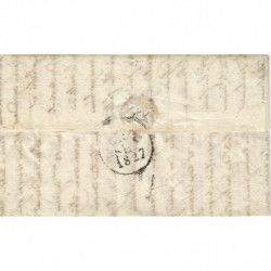 Marque postale Franchise BUREAU DE POSTES CHAMBRE DES PAIRS sur lettre de 1827.