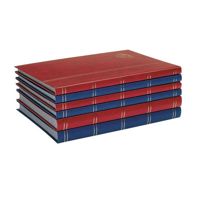 Classeur Lindner Lotus pour timbres 16 pages noires.