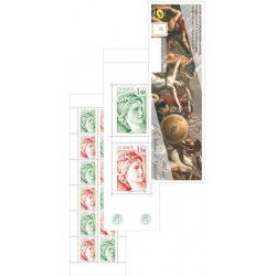 Carnet mixte de 14 timbres 40 ans de la Sabine de Gandon N°1524.