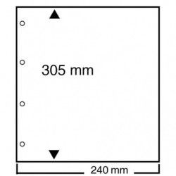 Intercalaire plastique transparent peu mat pour feuilles neutres Safe.