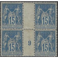 Sage timbre de France N°101 bloc de 4 avec millésime neuf*.