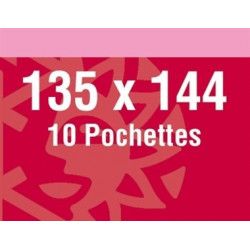 Pochettes noires 135 x 144 mm pour Bloc Saint Valentin.