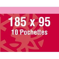 Pochettes noires 185 x 95 mm pour Bloc Musée Postal Georges de la Tour.