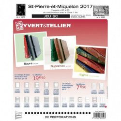 Jeux SC Yvert timbres de Saint Pierre et Miquelon 2017.