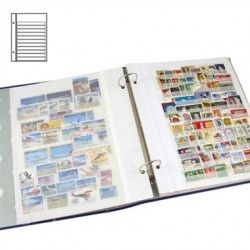 Recharges Futura Yvert à 11 bandes blanches pour timbres-poste. (CF1)