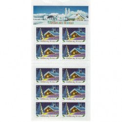 Carnet de 10 timbres - Meilleurs Vœux 2002.