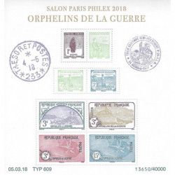 Feuillet de 8 timbres Orphelins de la guerre N°F5226 neuf**.