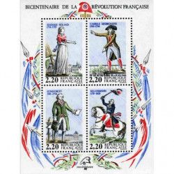 Bloc-feuillet de timbres N°10 Révolution neuf**.
