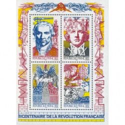 Bloc-feuillet de timbres N°12 Révolution neuf**.