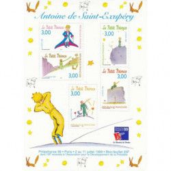 Bloc-feuillet de timbres N°20 Le petit Prince neuf**.