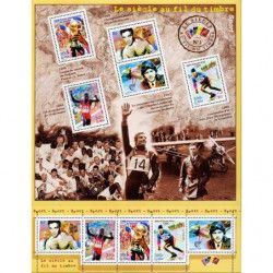 Bloc-feuillet de timbres N°29 Le sport neuf**.