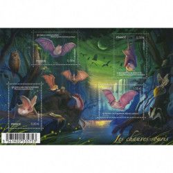 Feuillet de 4 timbres Les Chauves-souris N°F4739 neuf**.