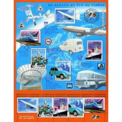 Bloc-feuillet de timbres N°47 Transports neuf**.