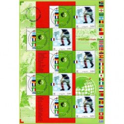 Bloc-feuillet de timbres N°49 Champions du monde de Football neuf**.