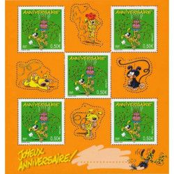 Bloc-feuillet de timbres N°58 Marsupilami neuf**.