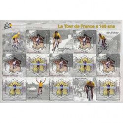 Bloc-feuillet de timbres N°59 Tour de France neuf**.