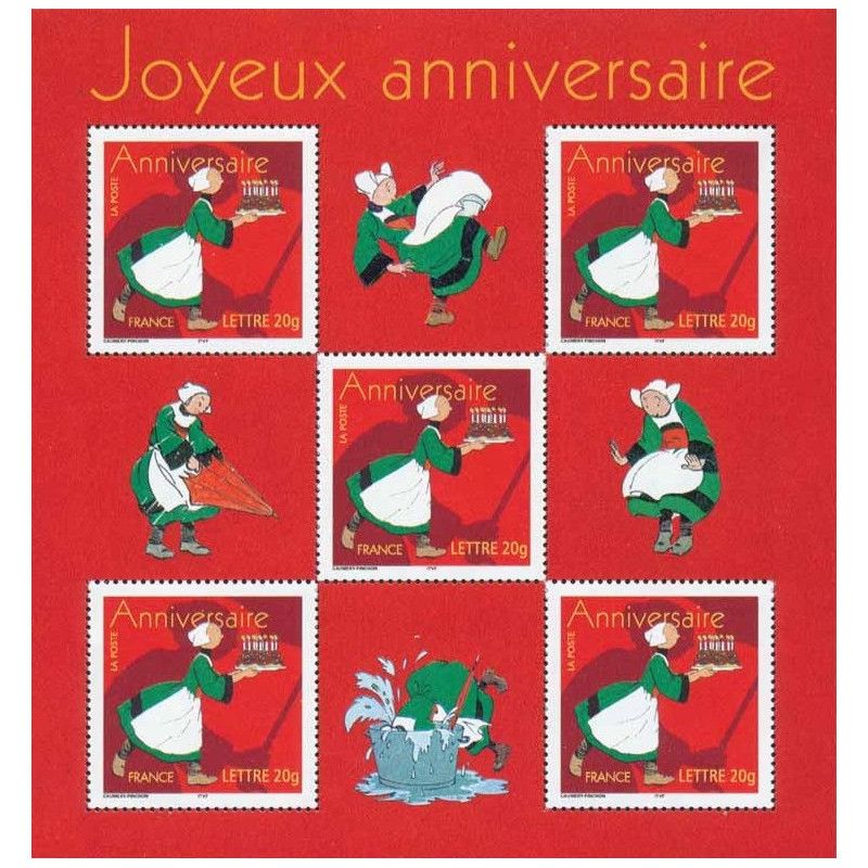 Bloc-feuillet de timbres N°83 Bécassine neuf**.