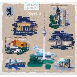 Bloc-feuillet de timbres N°88 Capitale européenne Berlin neuf**.