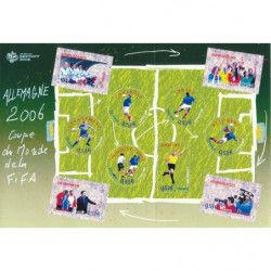 Bloc-feuillet de timbres N°97 Coupe du monde de Football neuf**.