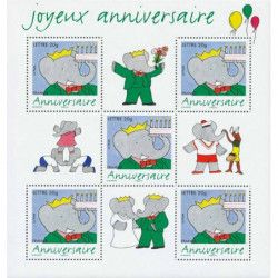 Bloc-feuillet de timbres N°100 Babar neuf**.