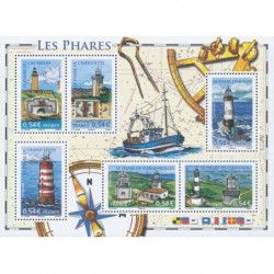 Bloc-feuillet de timbres N°114 Les phares neuf**.