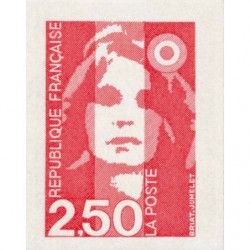 Timbre autoadhésif de France N°3 - Marianne du Bicentenaire.
