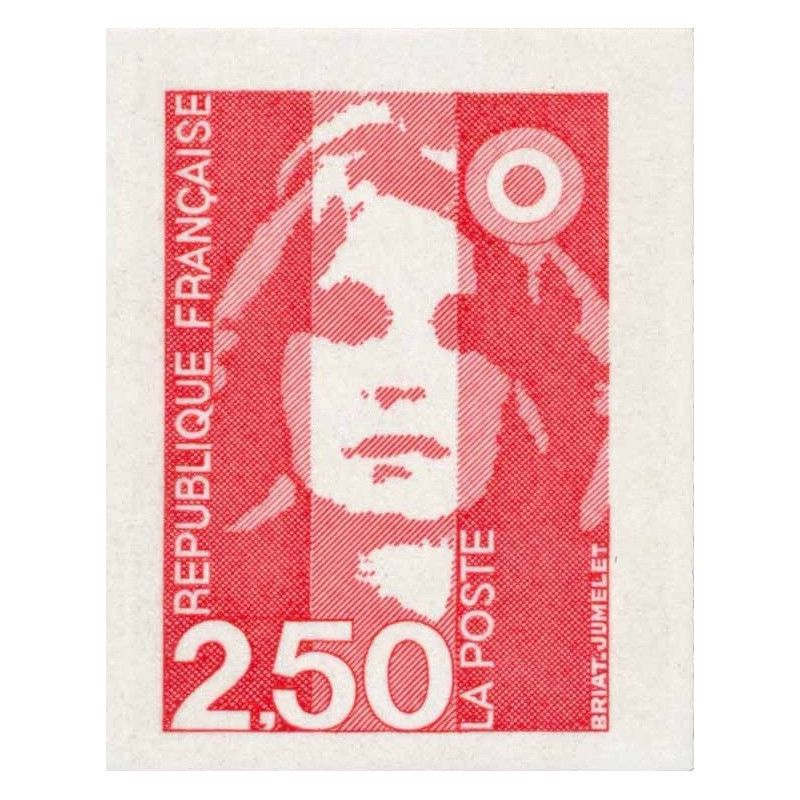 Timbre autoadhésif de France N°3 - Marianne du Bicentenaire.