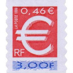 Timbre autoadhésif de France N°24 - Euro.