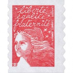 Timbre autoadhésif de France N°30 - Marianne de Luquet.
