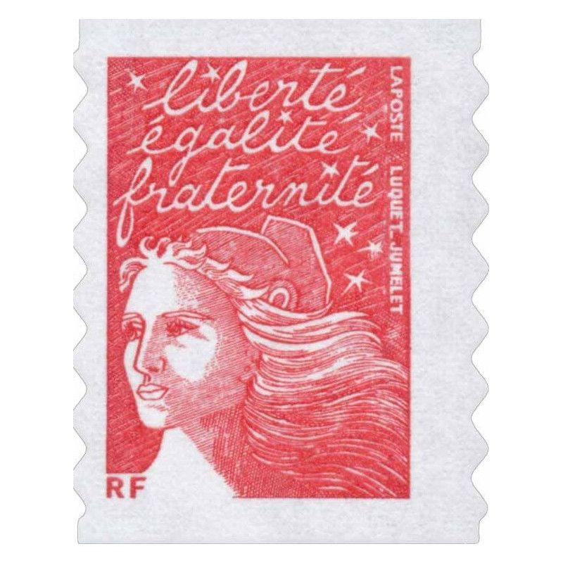 Timbre autoadhésif de France N°30 - Marianne de Luquet.