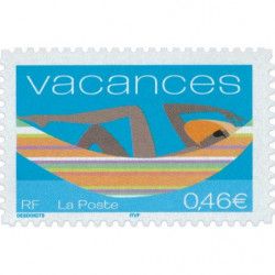 Timbre autoadhésif de France N°33 - Vacances.