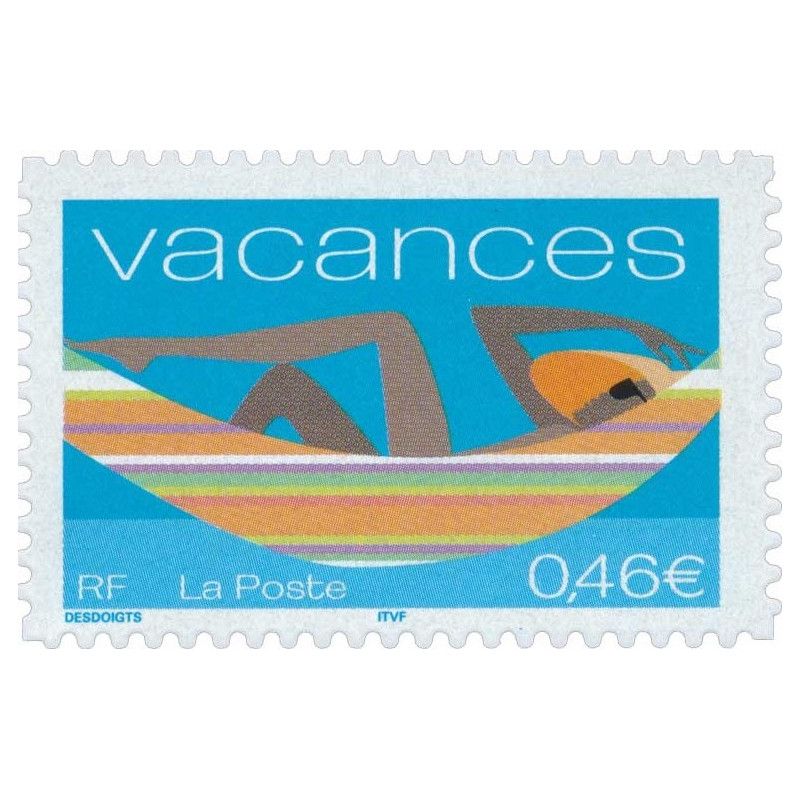 Timbre autoadhésif de France N°33 - Vacances.