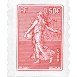 Timbre autoadhésif de France N°36 - Semeuse de Roty.