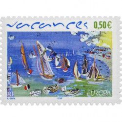 Timbre autoadhésif de France N°42 - Vacances.