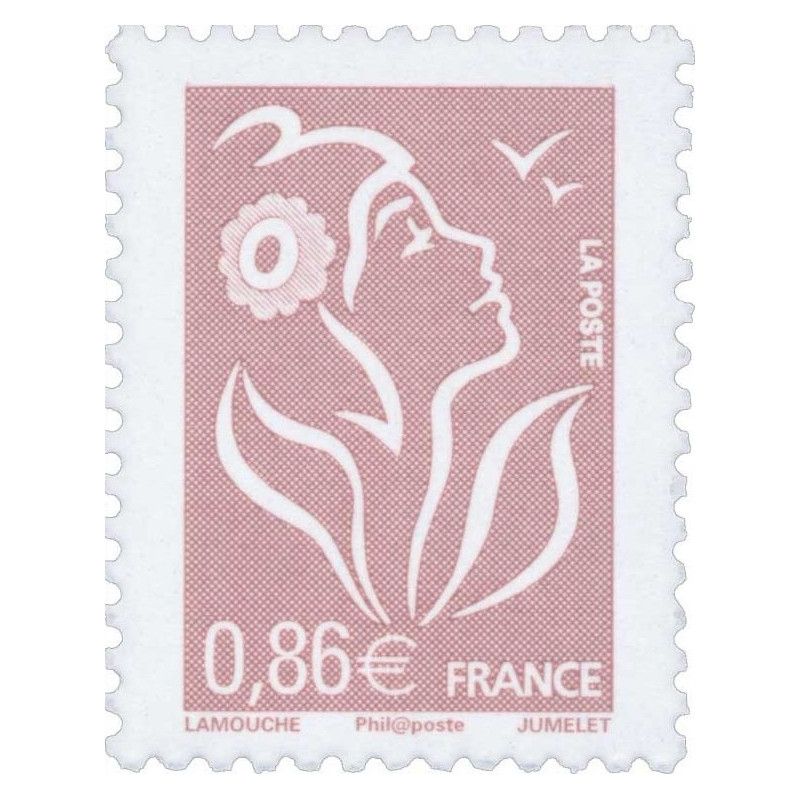 Timbre autoadhésif de France N°85D - Marianne de Lamouche.