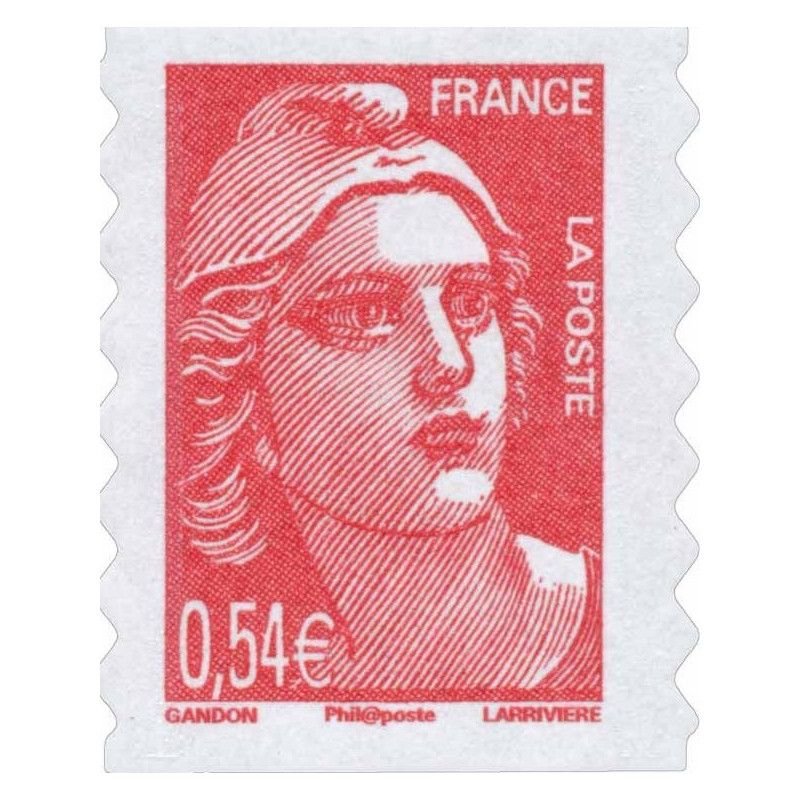 Timbre autoadhésif de France N°96 - Marianne de Gandon.
