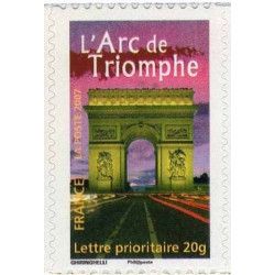 Timbre autoadhésif de France N°113A l'Arc de Triomphe.