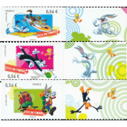 Timbres autoadhésifs de France N°271-273, Looney Tunes.