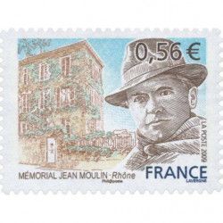 Timbre autoadhésif de France N°340 - Jean Moulin.