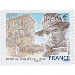 Timbre autoadhésif de France N°340 - Jean Moulin.