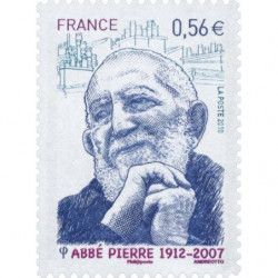 Timbre autoadhésif de France N°389 - Abbé Pierre.