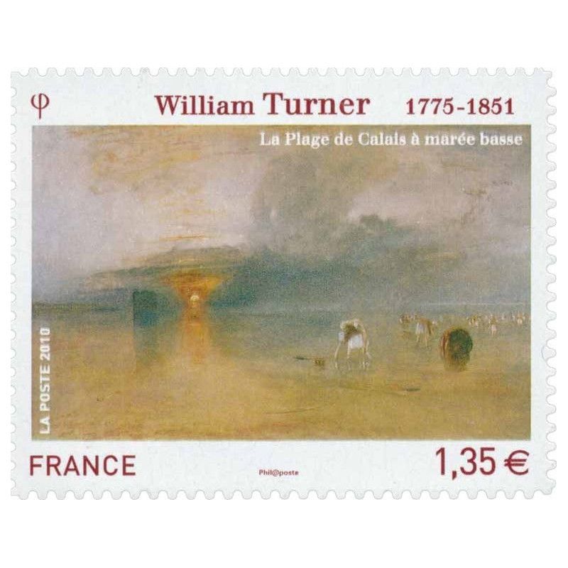 Timbre autoadhésif de France N°402 - William Turner.