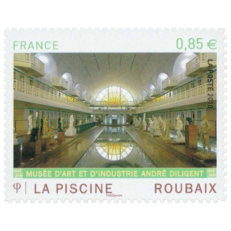 Timbre autoadhésif de France N°467 - La piscine.